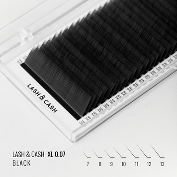 SCULPTOR Ресницы black LASH&CASH 0.07 Mix 28 линий &mdash; фото 1