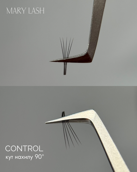 MARY LASH CONTROL Пинцет 90&deg; для наращивания ресниц &mdash; фото 11