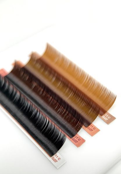 Ресницы 0,07 Brunette Pecan Volume lashes 20 линий &mdash; фото 6