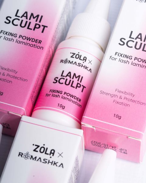 ZOLA &times; Romashka Фиксирующая пудра для ламинирования ресниц LamiSculpt 10 g &mdash; фото 3