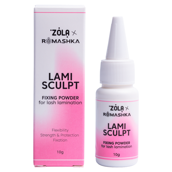 ZOLA &times; Romashka Фиксирующая пудра для ламинирования ресниц LamiSculpt 10 g &mdash; фото 6