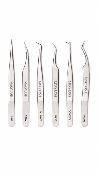 MARY LASH LINE Пинцет прямой для наращивания ресниц &mdash; фото 6
