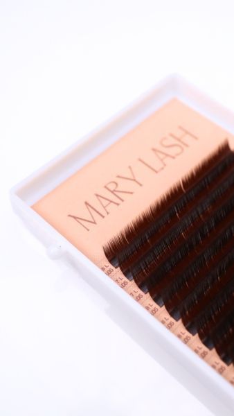 Вії 0.05 Brunette Espresso Volume lashes Mix 20 ліній &mdash; фото 2