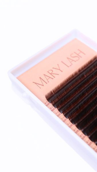 Вії 0.05 Brunette Espresso Volume lashes Mix 20 ліній &mdash; фото 2