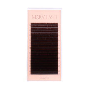 Вії 0.05 Brunette Espresso Volume lashes Mix 20 ліній &mdash; фото 1