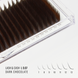 Ресницы DARK CHOCOLATE LASH&CASH 0,07 изгиб L Mix 7-13 ML25942 фото 1
