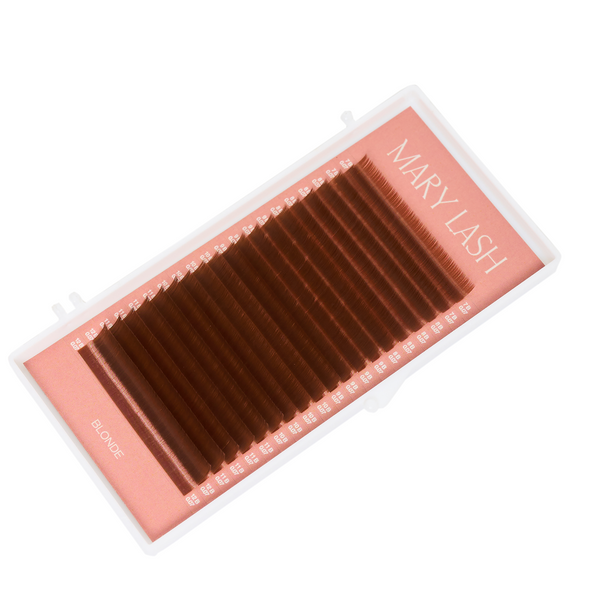 Ресницы Blonde Honey Brown Volume lashes 0,07 B Mix 7-12 ML27911 фото