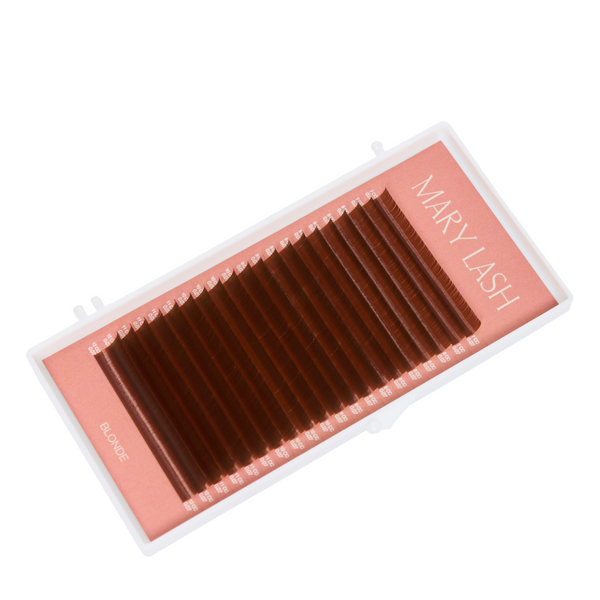 Вії Blonde Honey Brown Volume lashes 0,07 CC Mix 7-12 ML42638 фото