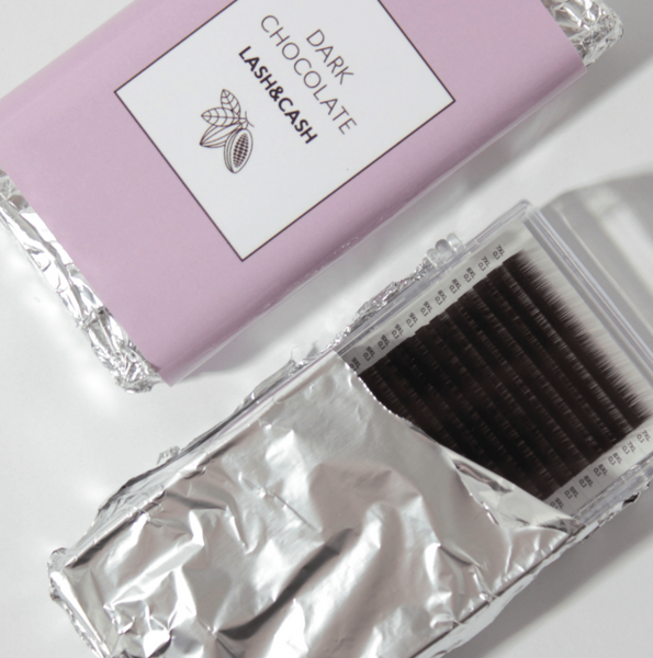 Ресницы dark chocolate LASH&CASH 0.10 Mix 28 линий &mdash; фото 4