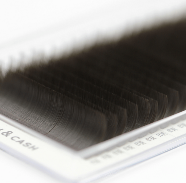 Ресницы dark chocolate LASH&CASH 0.10 Mix 28 линий &mdash; фото 3