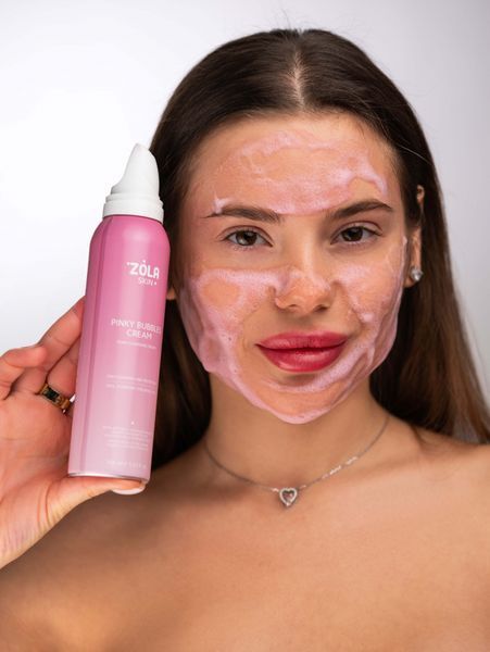 ZOLA SKIN Крем-пінка для вмивання Pinky Bubbles Cream &mdash; фото 4