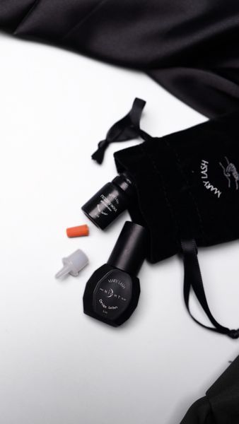 MARY LASH & Design Lashes клей для нарощення вій NIGHT 5 ml + нейтралізатор клею Подружка 5 ml &mdash; фото 2
