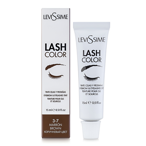 Lash Color Краска 3-7 для бровей и ресниц, цвет коричневый, 15ml ML81654 фото