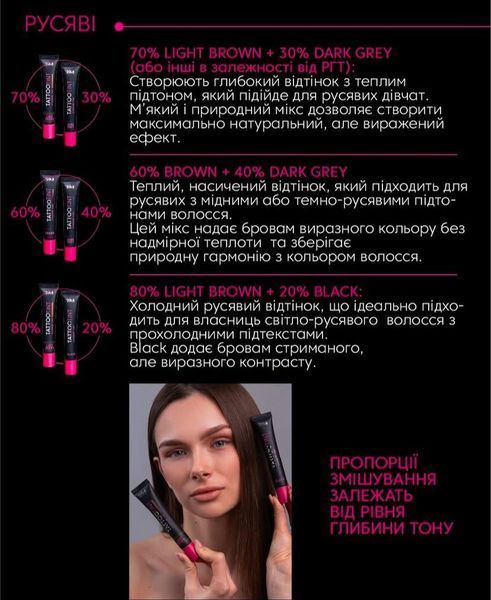 ZOLA Краска для бровей и ресниц TATTOO TINT  &mdash; фото 7