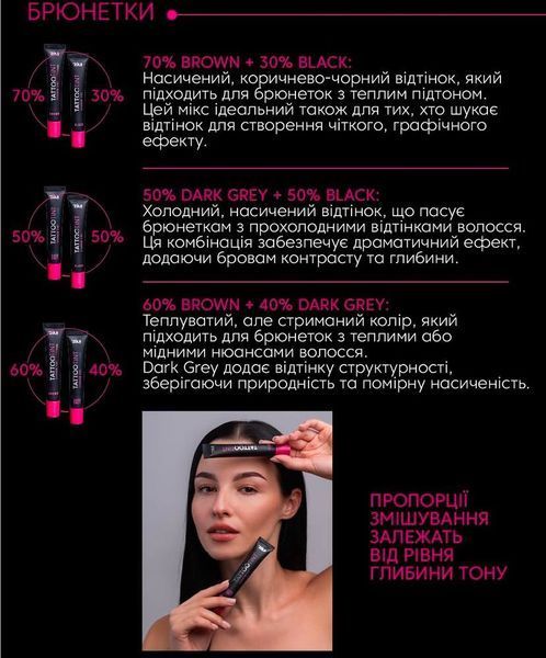 ZOLA Краска для бровей и ресниц TATTOO TINT  &mdash; фото 9