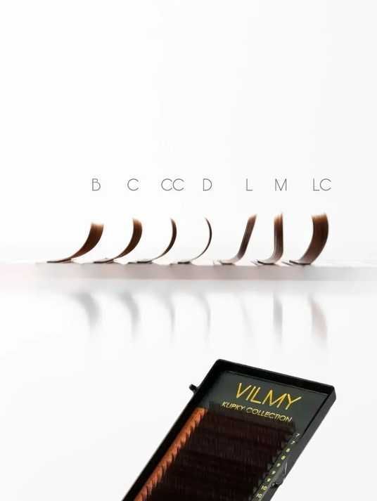 Вії коричневі Chocolate (окремі довжини) 20 ліній KLIPKY 0.07