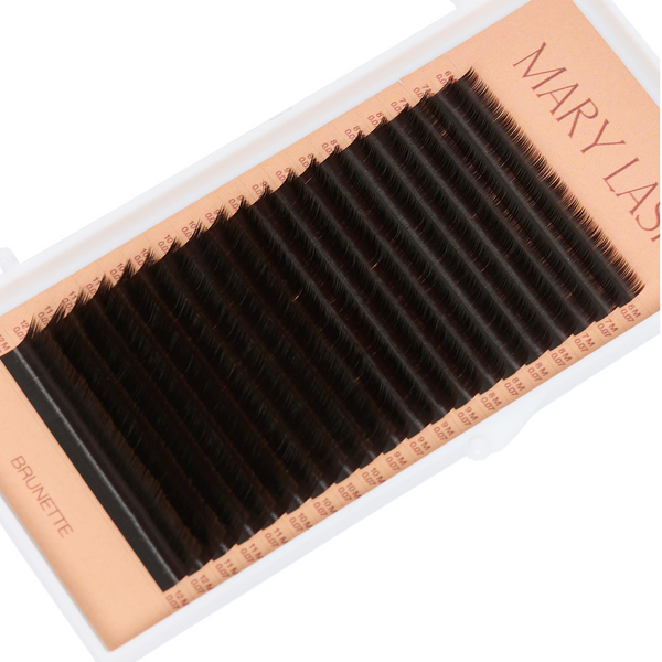 Вії 0,07 Brunette Espresso Volume lashes Mix 20 ліній &mdash; фото 2
