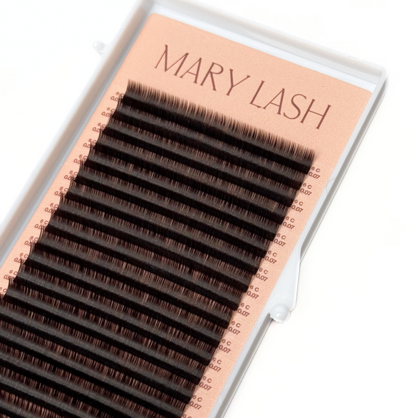 Вії 0,07 Brunette Espresso Volume lashes 20 lines &mdash; фото 2