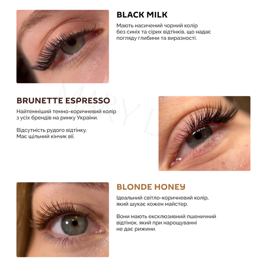 Вії 0,10 Black Classic lashes Mix 20 ліній — купити за ціною 440