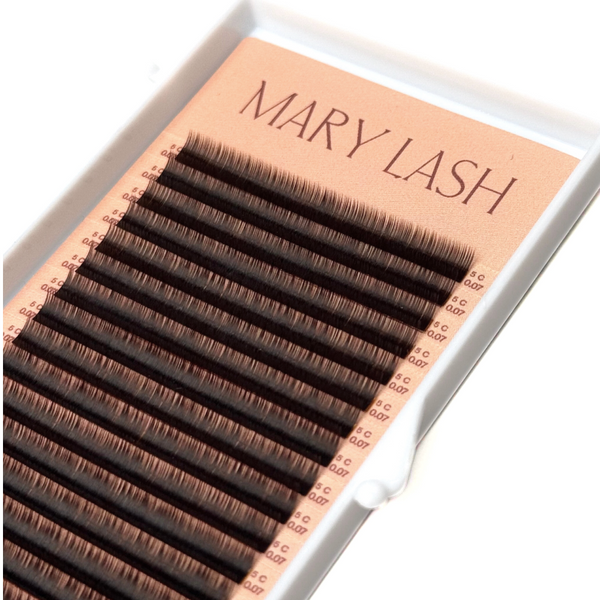 Вії 0,07 Brunette Espresso Volume lashes 20 lines &mdash; фото 2