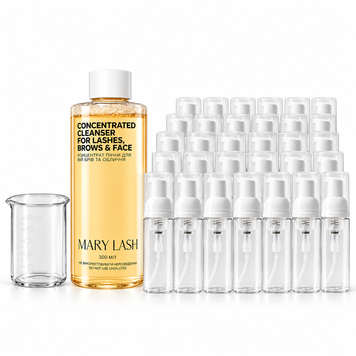 MARY LASH Концентрат пенки CONCENTRATED CLEANSER 300мл + 30 ФЛАКОНОВ ПО 50мл &mdash; фото 1