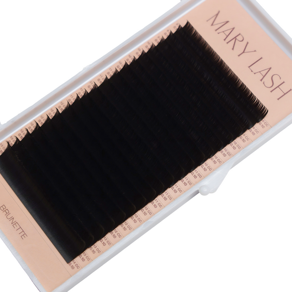 Вії 0.10 Brunette Espresso Volume lashes Mix 20 ліній &mdash; фото 2
