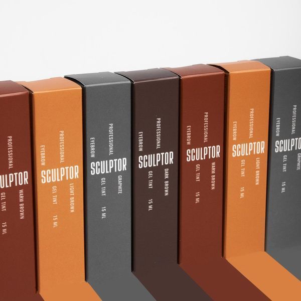 SCULPTOR Гель-фарба для фарбування брів, 15ml &mdash; фото 9