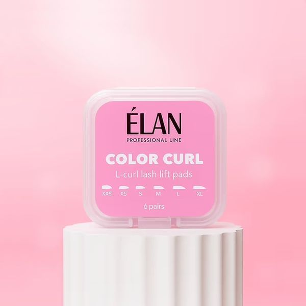 ELAN Набір силіконових валиків для ламінування з вигином L Color Curl, 6 пар/уп &mdash; фото 7