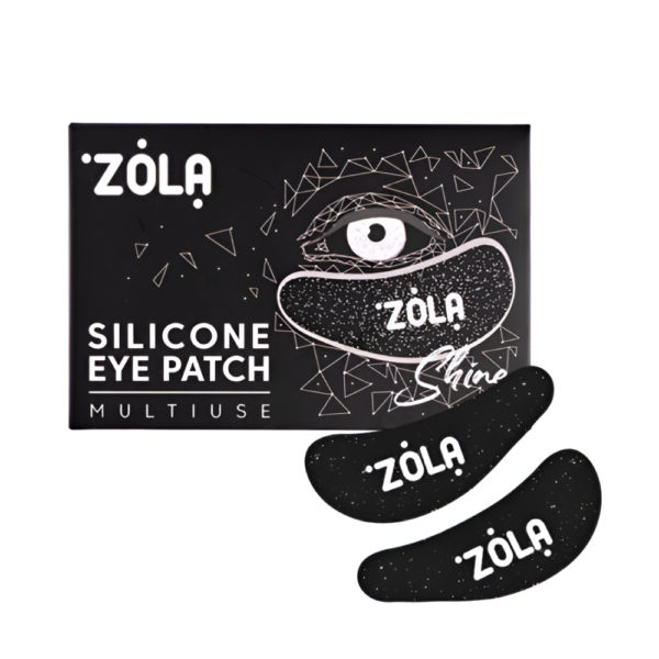 ZOLA Патчі силіконові багаторазові, 1 пара чорні - Фото 1