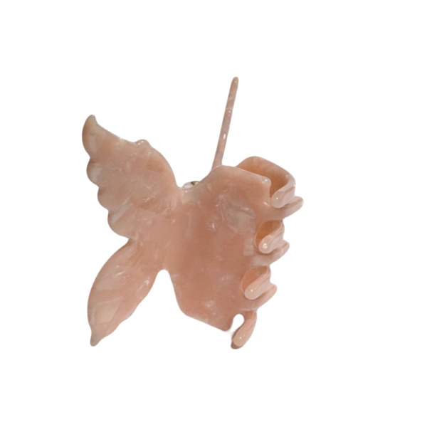 Крабик-бабочка для волос розовый - Фото 1